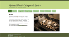 Desktop Screenshot of optimalhealthbowmanville.com